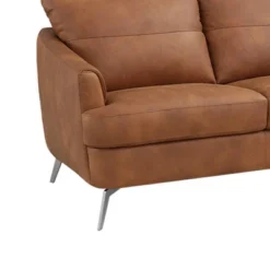 81" Safi Sofa Cappuccino Leather - Acme Furniture -HOMCOM Shop GUEST d96bf69c 21fd 48c3 82a3 62c9bdc7f63d