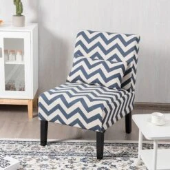 Costway Armless Accent Leisure Chair With Lumbar Pillow -HOMCOM Shop GUEST d985036f 70a1 4feb bf72 6c35983426ca