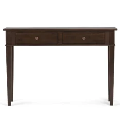 44" Sterling Solid Wood Contemporary Console Sofa Table Tobacco Brown - WyndenHall -HOMCOM Shop GUEST db1d8e9c 9c23 4839 a0b1 cc425d7d6b7f