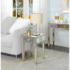 Gold Coast Mirrored End Table With Drawer - Breighton Home -HOMCOM Shop GUEST db26f790 18ab 4db8 a3fd 668dd434c416