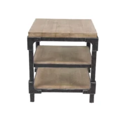 Industrial 3 Tier Side Table Brown - Olivia & May 21 Industrial 3 Tier Side Table Brown - Olivia & May -HOMCOM Shop GUEST db68da70 77b5 4c11 9aa7 109063d8f706
