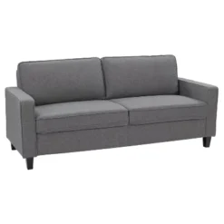 Georgia Fabric Three Seater SofaGray - CorLiving -HOMCOM Shop GUEST dc7c3a00 ad1d 4e38 809b 52c24ccbc67f
