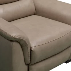 Seymour Top Grain Leather Power Reclining Sofa Beige - Abbyson Living -HOMCOM Shop GUEST dca0a571 d6f7 4917 a664 ad9856a4ad99