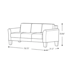 Willow Sofa - Lifestyle Solutions -HOMCOM Shop GUEST dcf92c50 867e 4c28 8282 2f45a2c6d132