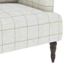 Everlee Armchair With Gray Wash Legs - Handy Living -HOMCOM Shop GUEST dd2756b0 7fa5 41f1 8f10 16dcd7e55374