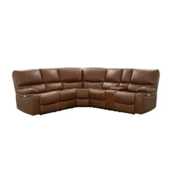 3pc Quinby Leather Power Sectional - Abbyson Living -HOMCOM Shop GUEST ddd69600 221d 4043 91b1 bb3af1bb9f6e