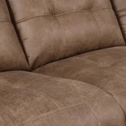 3pc Anastasia Microfiber Reclining Sectional Sofa Cocoa - Steve Silver Co. -HOMCOM Shop GUEST dea7b054 c2c8 4609 9e8d 2d5557e7ccae