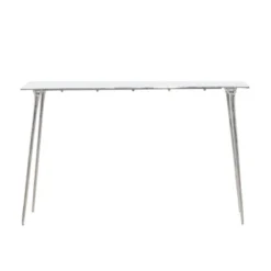 Glam Aluminum Console Table Silver - Olivia & May 14 Glam Aluminum Console Table Silver - Olivia & May -HOMCOM Shop GUEST deb3279e 273e 4d12 a7ea 00cec032e5e9