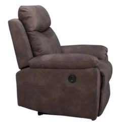 FC Design Modern Power Recliner Chair With USB Charging Port And Pillow Top Arms Palomino Fabric Single Seat Reclining Sofa -HOMCOM Shop GUEST dfddad4a 76c6 4da4 8f13 4a06d49f7023