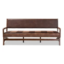 Rovelyn Faux Leather Finished Wood Sofa Brown - Baxton Studio 19 Rovelyn Faux Leather Finished Wood Sofa Brown - Baxton Studio -HOMCOM Shop GUEST e0e06c5c 5081 40d8 a387 dfbd7744d699
