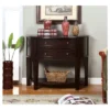 Julie Curved 2 Drawer Side Table Brown - HOMES: Inside + Out -HOMCOM Shop GUEST e0f59bab afeb 41b5 9a6d 01e17a937b1d