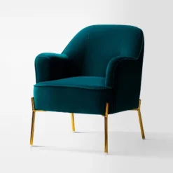 Odo Upholstered Accent Chair Velvet Comfy Living Room Arm Chair | Karat Home -HOMCOM Shop GUEST e16a52e3 544d 4349 acf9 3a964105e9e5