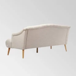 Adelia Contemporary Tufted Sofa Beige - Christopher Knight Home -HOMCOM Shop GUEST e18db34b 3b96 423a 9717 3c347df3edb0