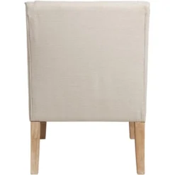 Elm Lane Dixon Ivory Fabric Swoop Arm Chair -HOMCOM Shop GUEST e26bcb93 159f 47d8 85cf cb73f8374755