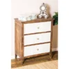 Farmhouse Wood And Enamel Cabinet With Drawers Brown - Olivia & May -HOMCOM Shop GUEST e2a3bc54 9345 440c ae48 13886151f57e