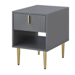 Tabaria Contemporary End Table With Drawer - Lifestorey -HOMCOM Shop GUEST e2c69f7a 24ad 43e1 8e4d aacc7758e926