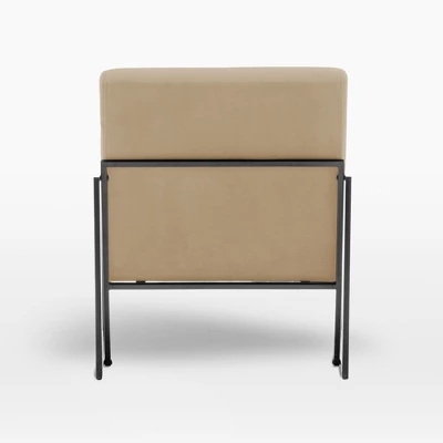 ELuxury Modern Metal Arm Accent Chair, Set Of 2 8 ELuxury Modern Metal Arm Accent Chair, Set Of 2 - Image 6