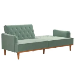 Stella Vintage Convertible Sofa Bed Futon - Mr. Kate -HOMCOM Shop GUEST e3a2f845 b2c8 490c 8ec2 3916eb6d1806