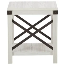 Bayflynn Square End Table White - Signature Design By Ashley -HOMCOM Shop GUEST e4047875 9a93 4455 9ec6 521cad7093b0