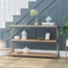 Kimball Modern Industrial Console Table Natural - Christopher Knight Home -HOMCOM Shop GUEST e48cde54 8e76 4593 991e b013480c2119