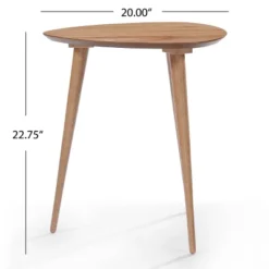 Naja End Table - Wood - Christopher Knight Home -HOMCOM Shop GUEST e70fd201 6a19 4263 a1d8 ba54f647e319