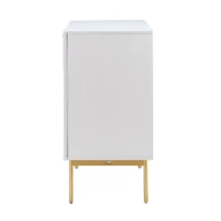 Knossos 30" Tall 2-Door Accent Storage Cabinet With Metal Legs | KARAT HOME -HOMCOM Shop GUEST e748330e 39df 42d9 be87 9f86f55af59f