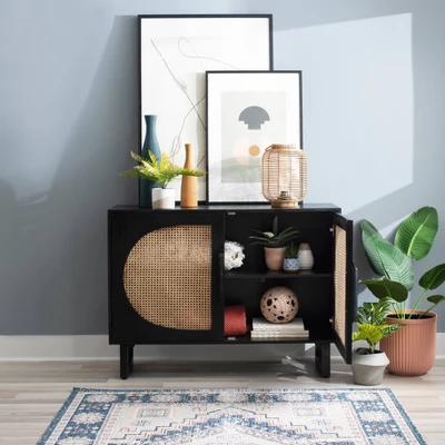 Leilani Cane Console Table - Powell 13 Leilani Cane Console Table - Powell - Image 11