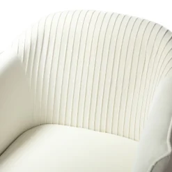 Velvet Barrel Chair With Goden Base Contemporary And Classic Velvet Accent Chair For Living Room | Karat Home -HOMCOM Shop GUEST e8d0e1b9 3a2d 451b ac4e d81495126bc1