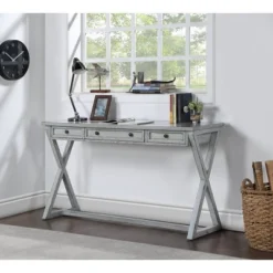 Neats 3 Drawer Console Table Light Gray - Treasure Trove Accents 11 Neats 3 Drawer Console Table Light Gray - Treasure Trove Accents -HOMCOM Shop GUEST e9239ff8 04f4 43ba 9034 5c7916559543