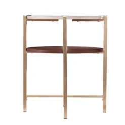 Amelia Round End Table With Faux Marble Top Brass - Aiden Lane 8 Amelia Round End Table With Faux Marble Top Brass - Aiden Lane -HOMCOM Shop GUEST e9e6cf3d 0ecc 4e20 ade2 85d3f44e5f3e