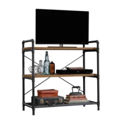 Iron City Anywhere Console Checked Oak - Sauder -HOMCOM Shop GUEST eadfc942 b28d 435d af91 59357869a12e