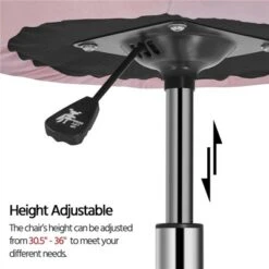 Yaheetech Swivel Tufted Height Adjustable Barrel Chair Accent Chair -HOMCOM Shop GUEST ebaa905e 5d2e 4d3a bc0a 1042eab7d096