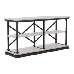 Tullymore Shelf Base Sofa Table - MiBasics -HOMCOM Shop GUEST ebedeb5b fae5 4aa9 87ba 6eb262c64e1a