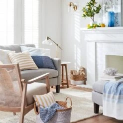 Lanham Marble Top Side Table Brown - Threshold™ -HOMCOM Shop GUEST ec92174d 7f31 4f27 8aef 6f58c8539f49