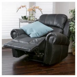 Charlie Faux Leather Glider Recliner Club Chair - Christopher Knight Home -HOMCOM Shop GUEST ecfa20c0 8138 4a3b 8388 3e82a7b2d964