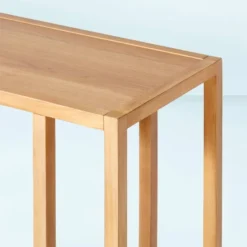 Wood Frame Console Table - Natural - Hearth & Hand™ With Magnolia -HOMCOM Shop GUEST ed6e88b0 f977 49ab ad15 5c4f194a2457
