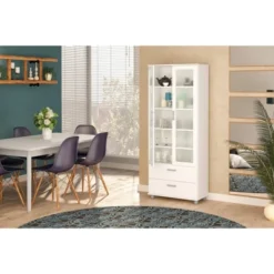 Livramento 2 Door Bookcase White - Polifurniture 5 Livramento 2 Door Bookcase White - Polifurniture -HOMCOM Shop GUEST ed757db4 e03a 427a a0a7 0f82be1588b8