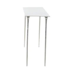 Glam Aluminum Console Table Silver - Olivia & May 13 Glam Aluminum Console Table Silver - Olivia & May -HOMCOM Shop GUEST edca32ae b6f7 4860 b4ca 76a745e35fcf