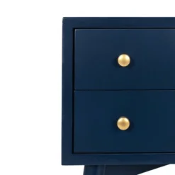 Knox 2 Drawer Side Table With Brass Accents - East At Main -HOMCOM Shop GUEST eea3304e 70b5 49ff b078 65c4305b2305