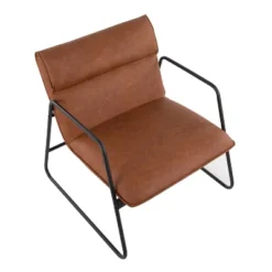 Casper Armchair Leather/Steel Black/Camel Brown - LumiSource 14 Casper Armchair Leather/Steel Black/Camel Brown - LumiSource -HOMCOM Shop GUEST eeb54f5a 8b0b 4d3b 98bd 2e79aa2ebf7e