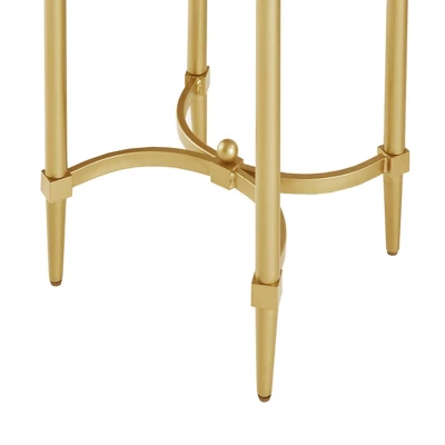 Bordeaux End Table White/Gold 8 Bordeaux End Table White/Gold - Image 6