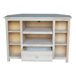 Corner Entertainment TV Stand For TVs Up To 42" Light Brown - International Concepts 16 Corner Entertainment TV Stand For TVs Up To 42" Light Brown - International Concepts -HOMCOM Shop GUEST f062bff8 31be 49c2 b73c 0909e8e1f930