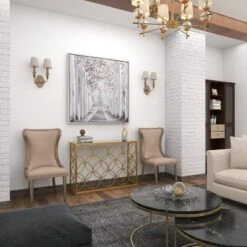 Rectangular Traditional Modern Metal Console Table Gold - Olivia & May 34 Rectangular Traditional Modern Metal Console Table Gold - Olivia & May -HOMCOM Shop GUEST f0f369e1 ffd3 4cec 8fc6 5920b93a4405