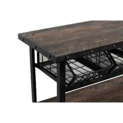 Industrial Metal Console Table Dark Black - Olivia & May 26 Industrial Metal Console Table Dark Black - Olivia & May -HOMCOM Shop GUEST f2b33d8c e385 4fd5 88ff 2520fbe74f9c