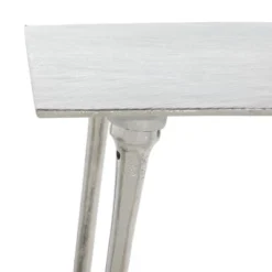 Glam Aluminum Console Table Silver - Olivia & May 12 Glam Aluminum Console Table Silver - Olivia & May -HOMCOM Shop GUEST f2bcf9e3 4bd7 4640 b34f 5abd55b539bc