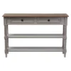 Edouard French Provincial Style Console Table With 2 Drawers - White/Light Brown - Baxton Studio -HOMCOM Shop GUEST f3a670e7 63b9 4cd2 ad94 dee66bab5fc5