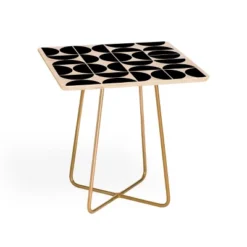 The Old Art Studio Mid-Century Modern Side Square Table - Deny Designs -HOMCOM Shop GUEST f4467230 028e 4766 b726 6402521b2685