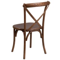 Merrick Lane Davisburg Stackable Wooden Cross Back Bistro Dining Chair -HOMCOM Shop GUEST f4a5b9db d61f 4ef7 9bca 465a47393902