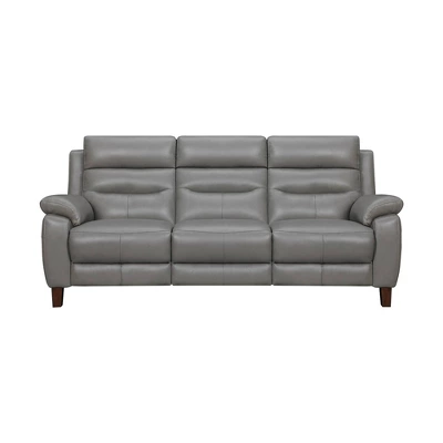 82" Hayward Genuine Leather Power Reclining Sofa - Armen Living 3 82" Hayward Genuine Leather Power Reclining Sofa - Armen Living