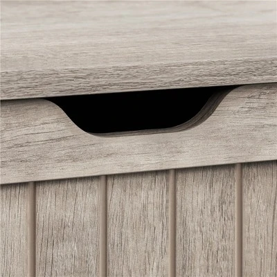 Yaheetech Narrow Sofa Side Table With Charging Station, Gray 6 Yaheetech Narrow Sofa Side Table With Charging Station, Gray - Image 4